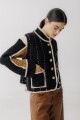 PRE VENTA Chaqueta Mena Negro y Camel