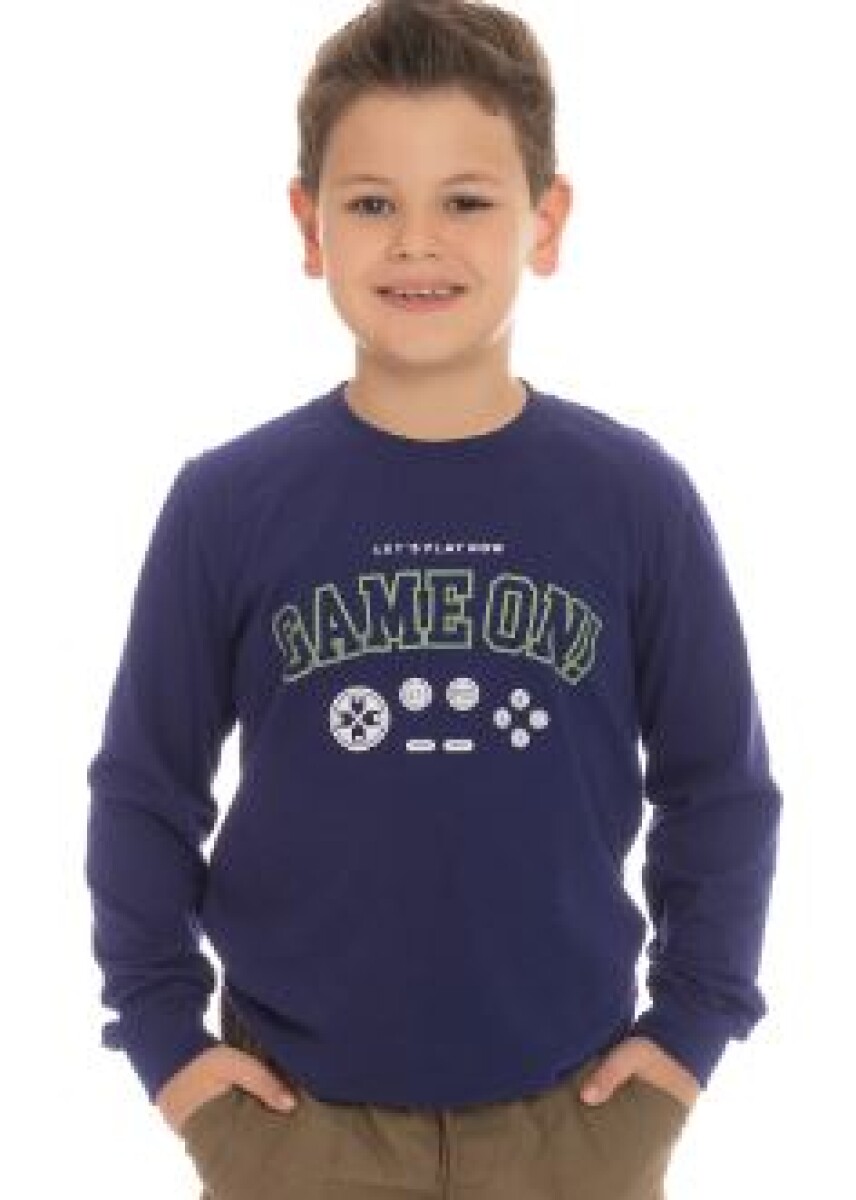 T-SHIRT BYGUS 7084 - AZUL 