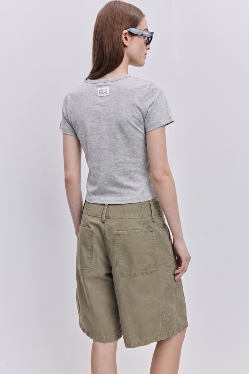 REMERA LLORADERA Gris Melange
