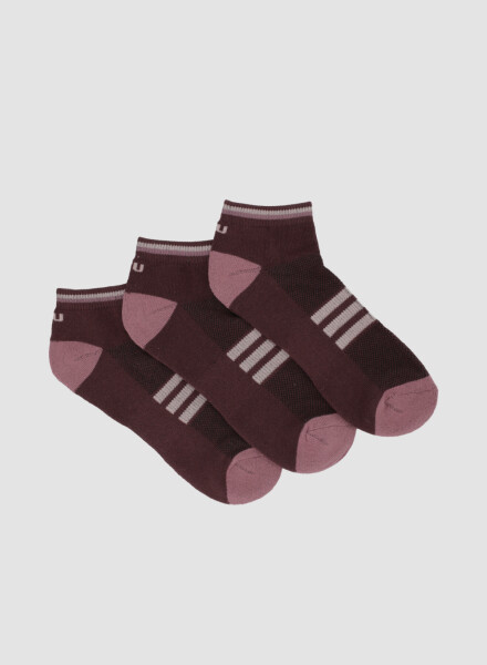 Pack x3 half terry ciclista dama mor Variante 20