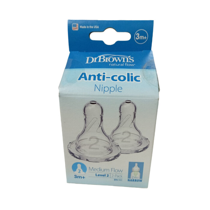 DR.BROWNS TETINA STANDART N2 +3 R322 BLI única