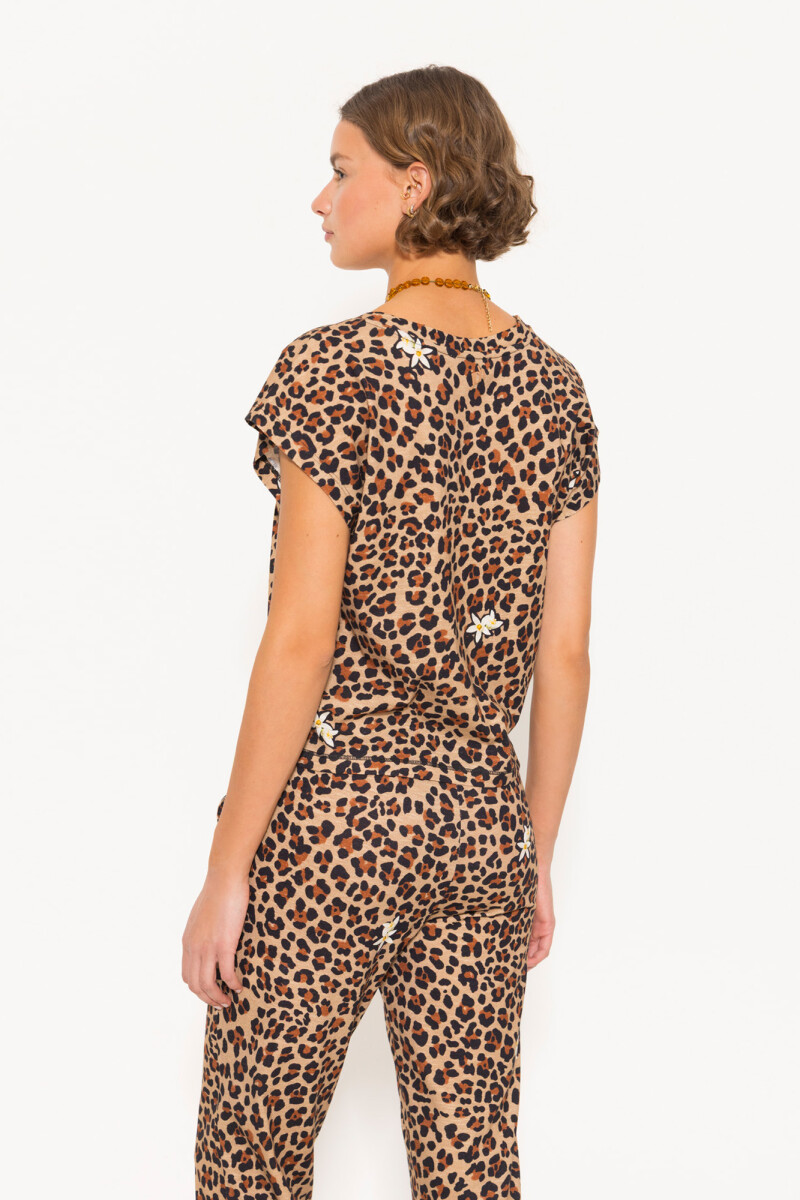REMERA JUNGLE Beige
