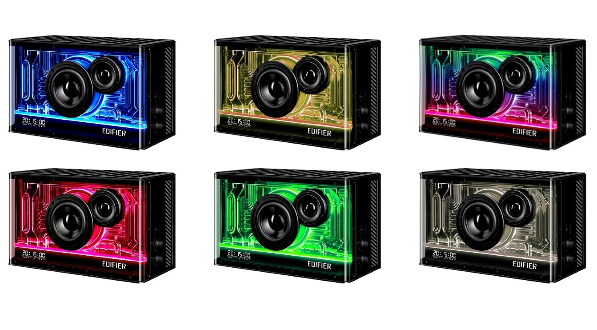 Parlante Edifier Qd35 Negro Bluetooth Rgb - BLANCO 