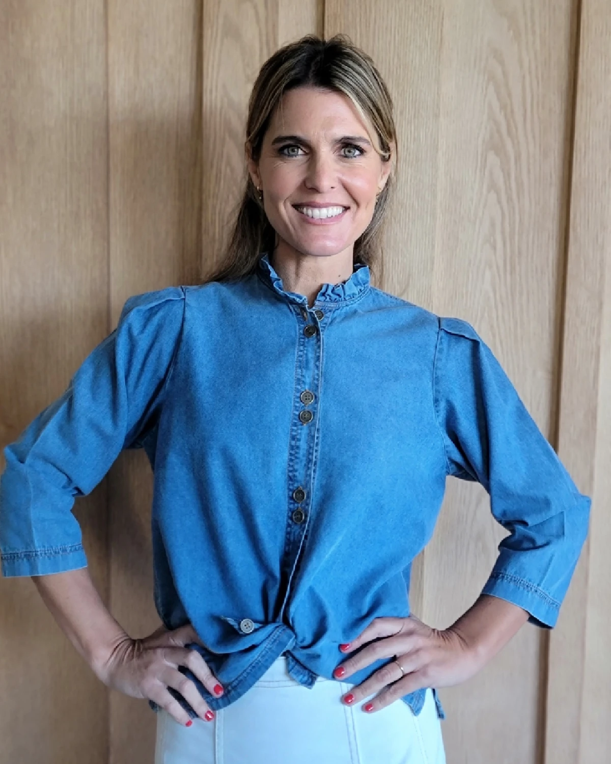 Camisa Carlotta azul 3