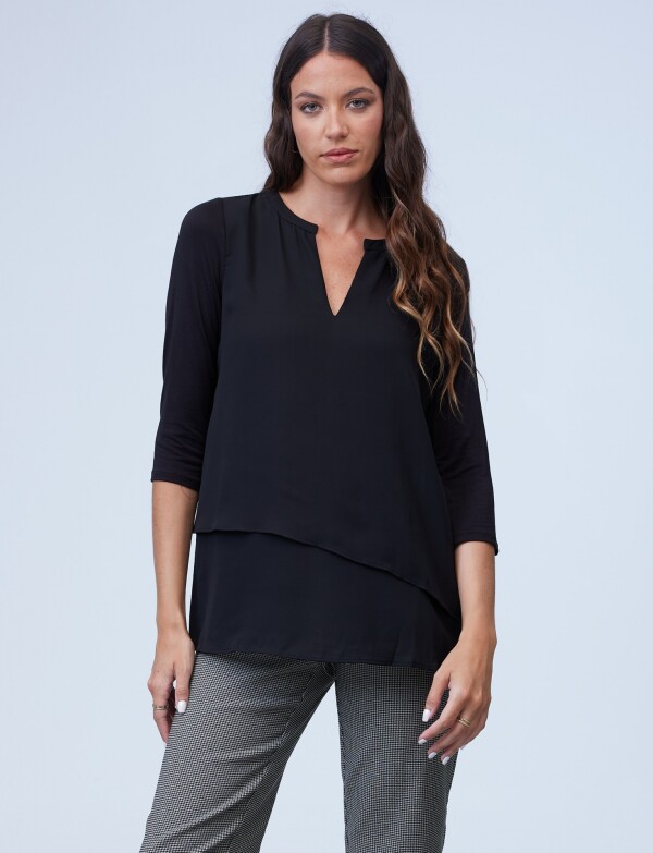 Blusa Layers NEGRO