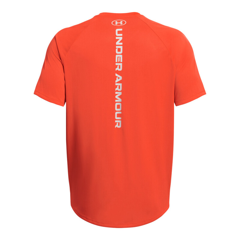 UA Tech Reflective SS-RED ORG-296