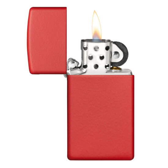 Encendedor Slim ZIPPO 1633 Rojo 0