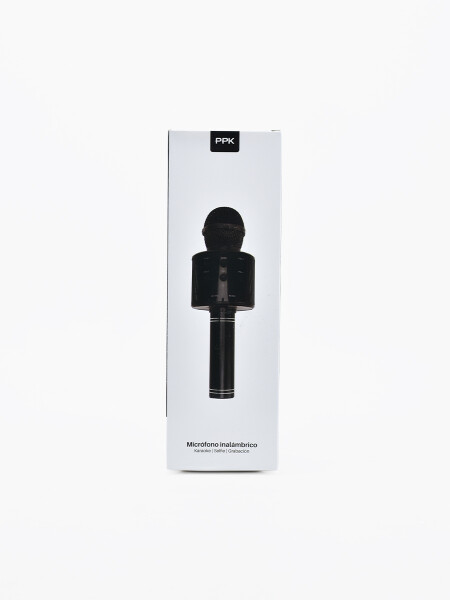 MICROFONO GLOW NEGRO