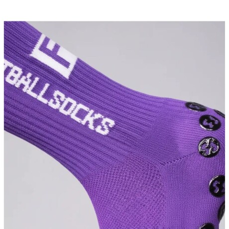 Par de Medias Deportivas Antideslizantes para Fútbol FS Violetas