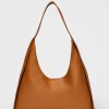 Bolso Heather en efecto cuero graneado Cuoio