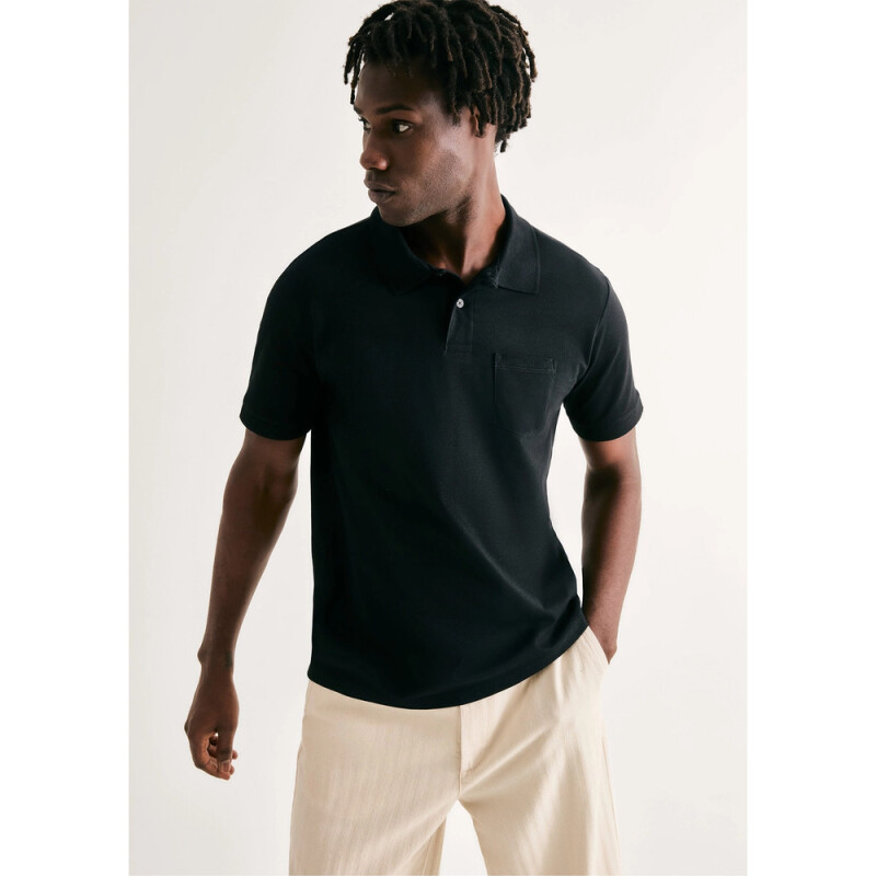 CAMISA POLO MM MASC PRETO ESCURO