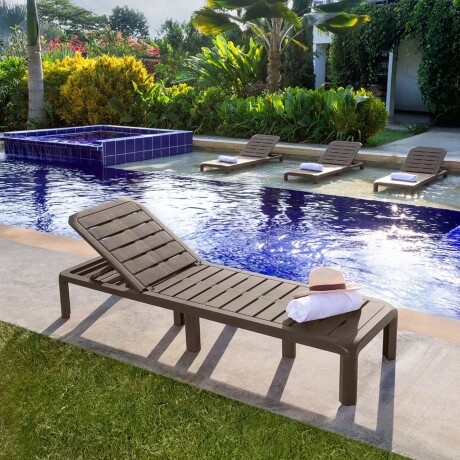 Reposera Reclinable Rimax Modelo Baru Mocca