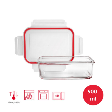 Recipiente de Vidrio Lunch Away 900 ml Ibili Recipiente de Vidrio Lunch Away 900 ml Ibili