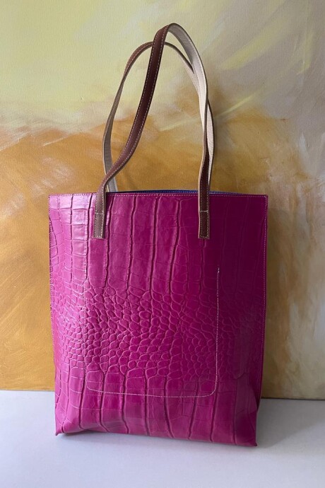 Shopper Imperia Azul Y Fucsia Shopper Imperia Azul Y Fucsia