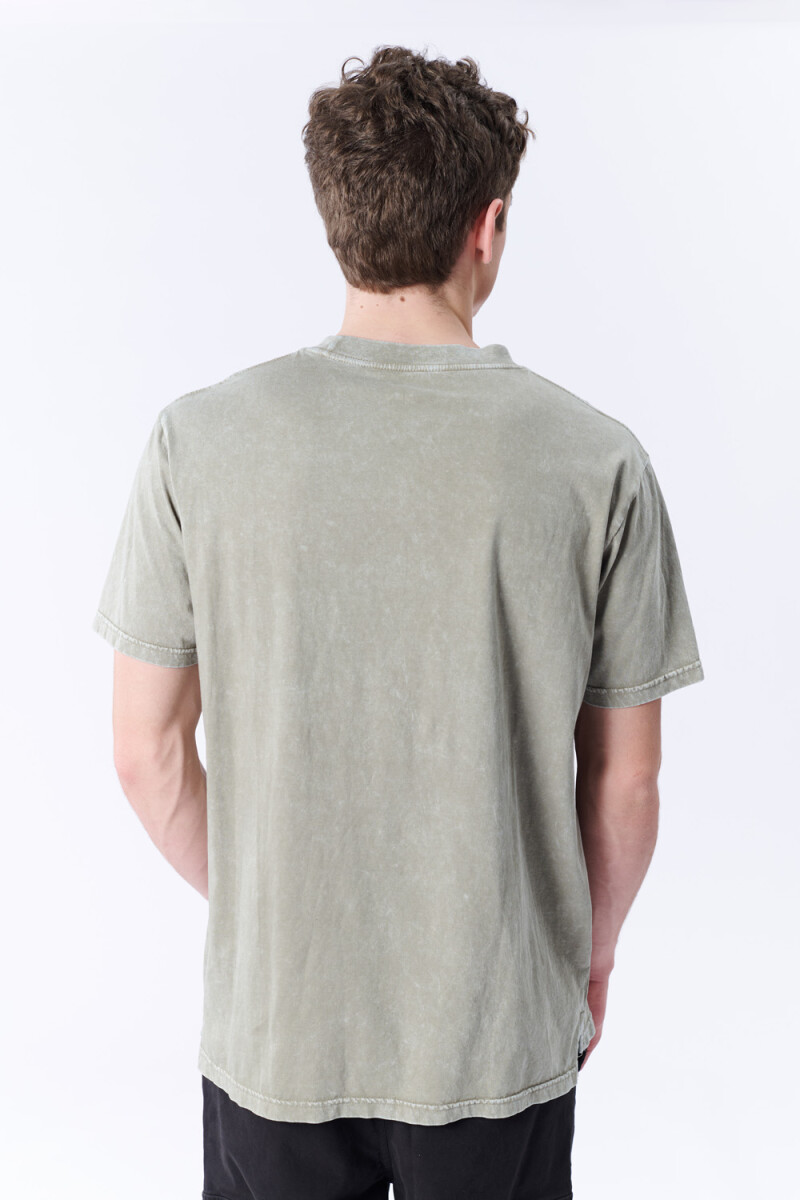 Remera Lavada Gris