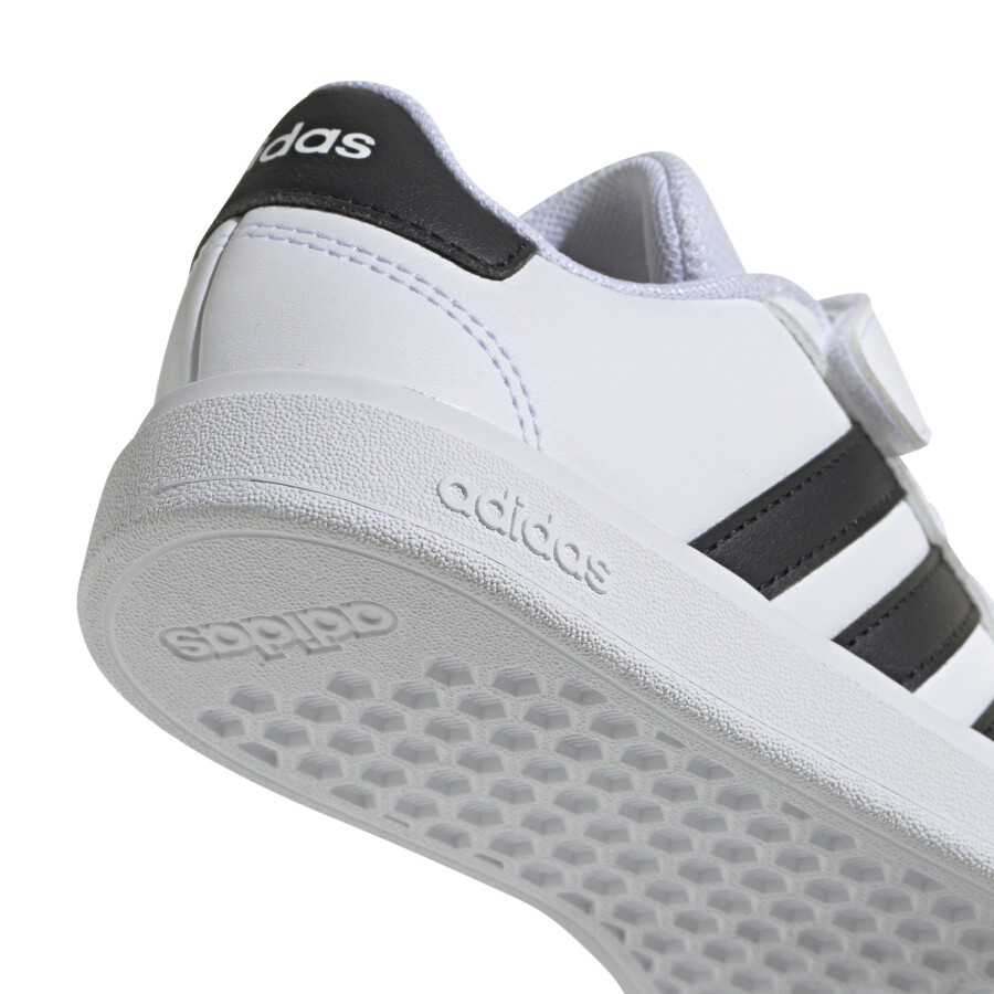 Championes de Niños Adidas Grand Court 2.0 Blanco - Negro