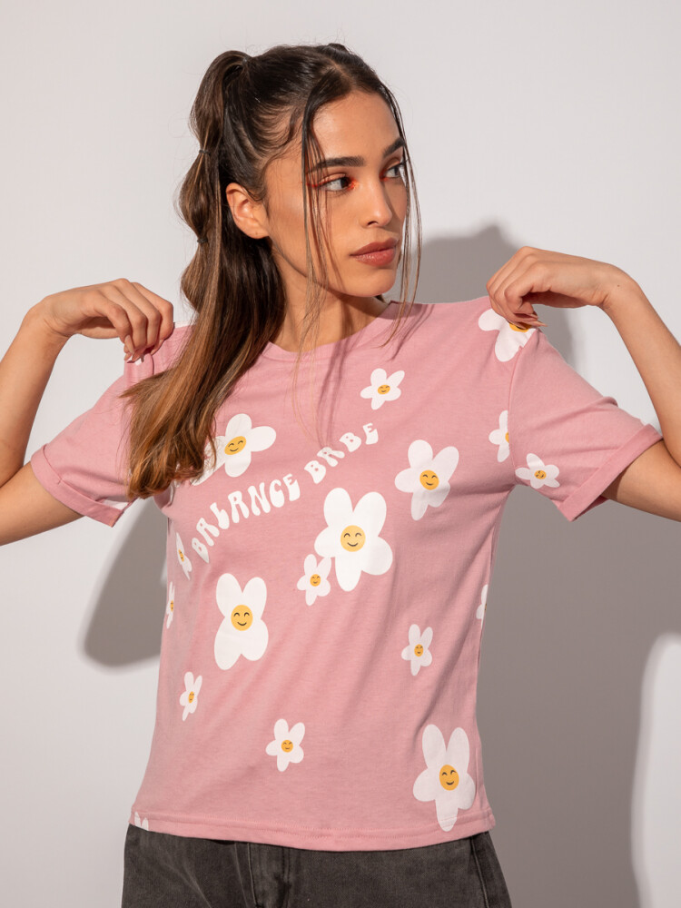 REMERA BALANCE Rosa Himalaya