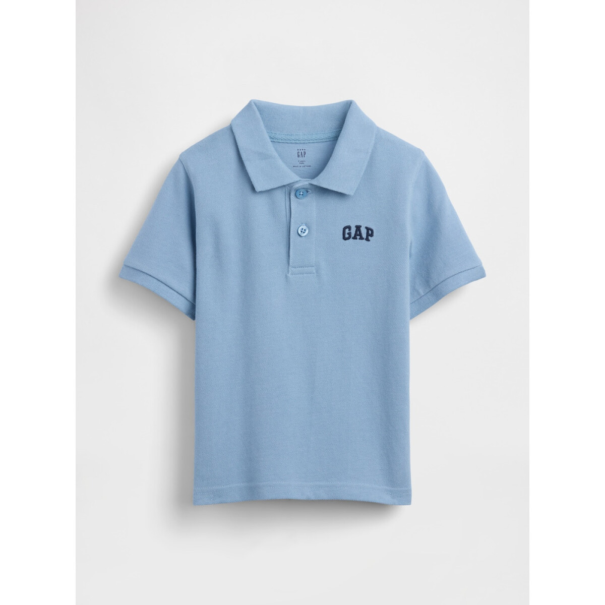 V-FRCH LOGO SS PIQUE POLO GR - BLUE SUEDE 