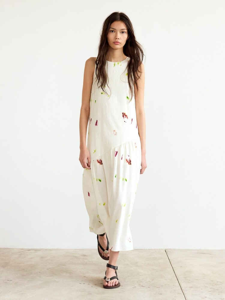 Vestido Midi Estampado multicolor
