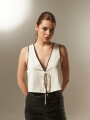 Tops Xoela Marfil / Off White