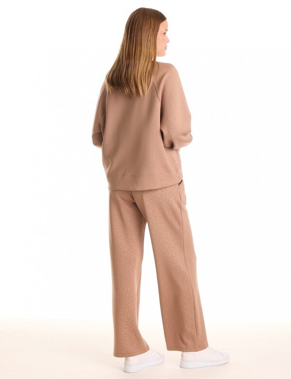 Buzo Comfy Print TOSTADO