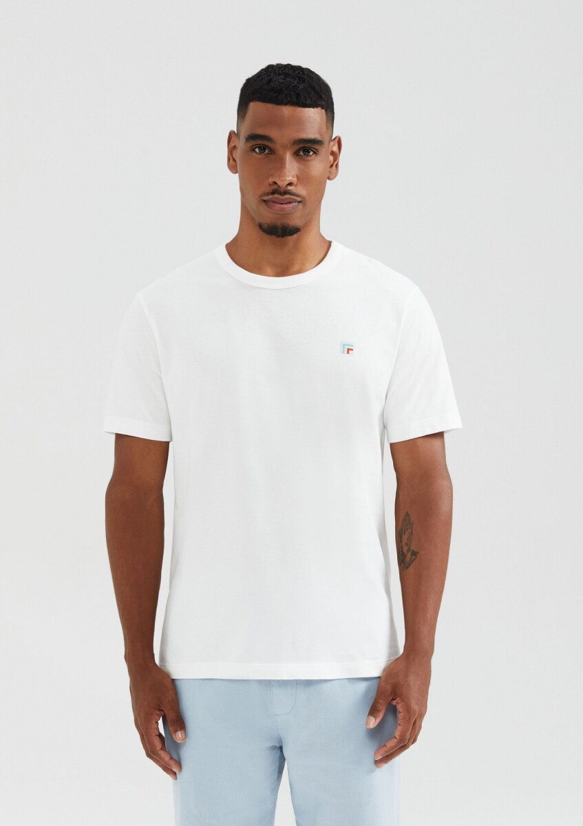 CAMISETA MANGA CORTA CON ESTAMPA - BEIGE 