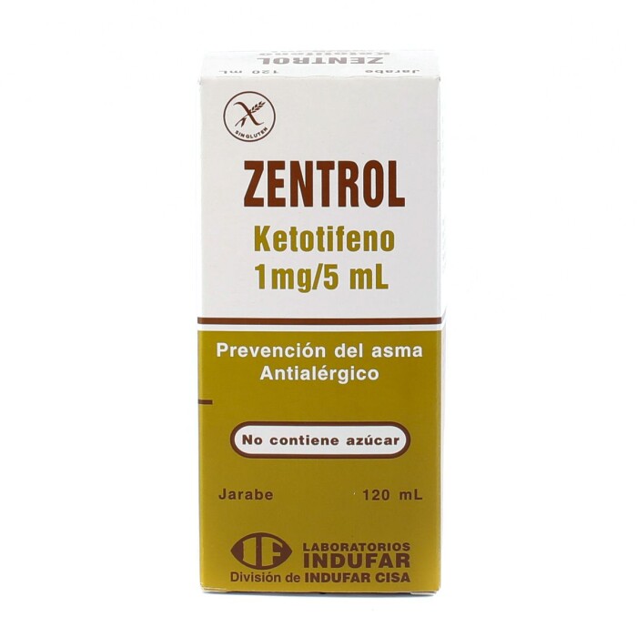 ZENTROL JARABE FRASCO X 120 ML. única