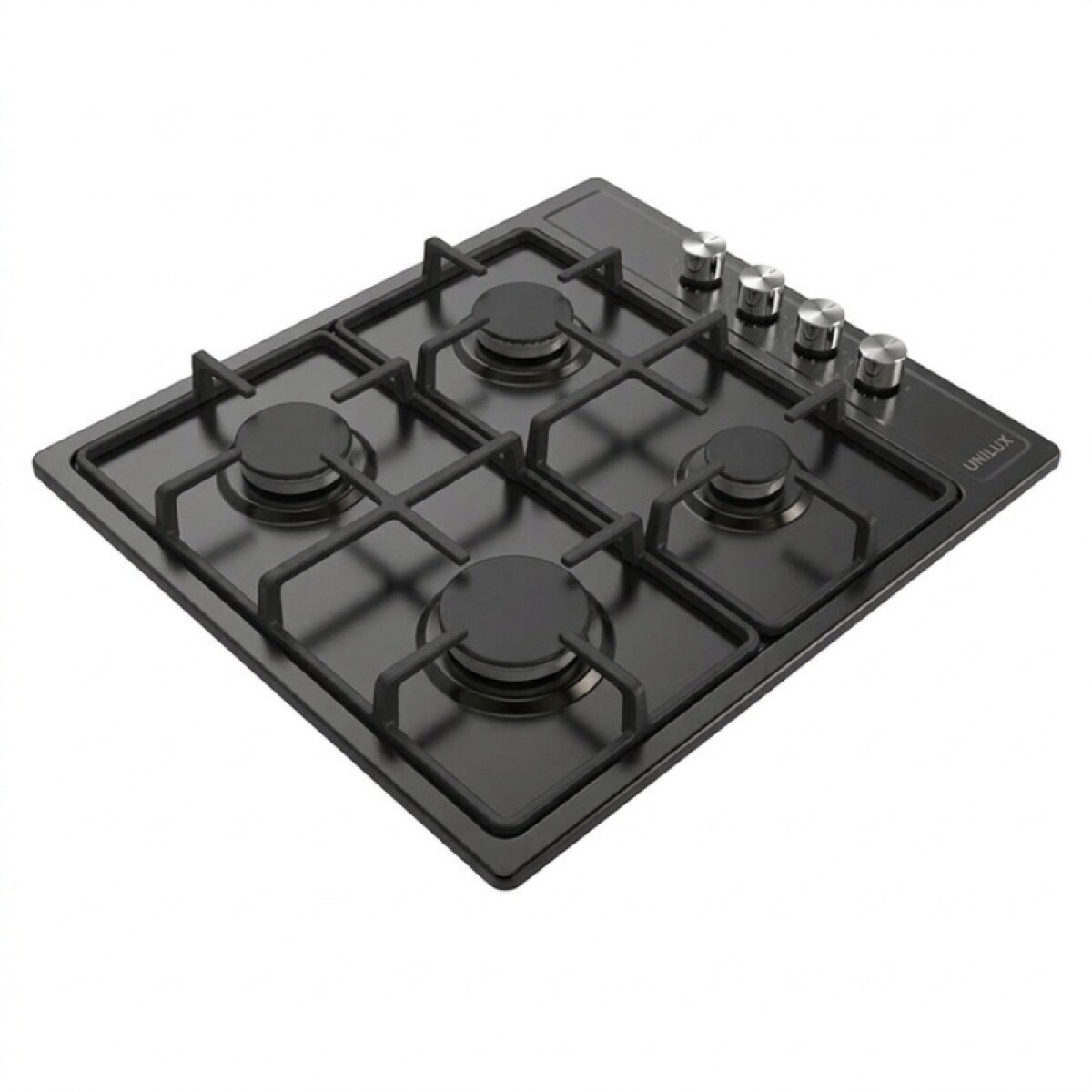 Anafe a Gas Vulcano Quad 4 Hornallas Negro 
