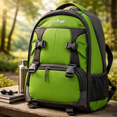 Mochila Arye Paso Severino 36 Litros con Portanotebook Verde