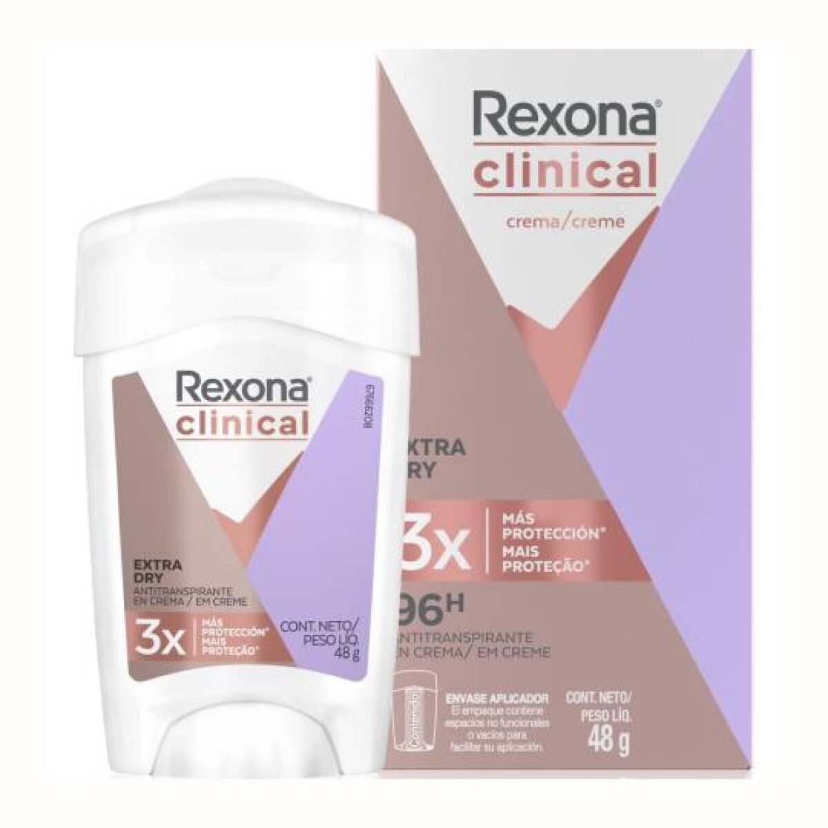 REXONA BARRA CLINICAL EXTRA DRY, 48GR 