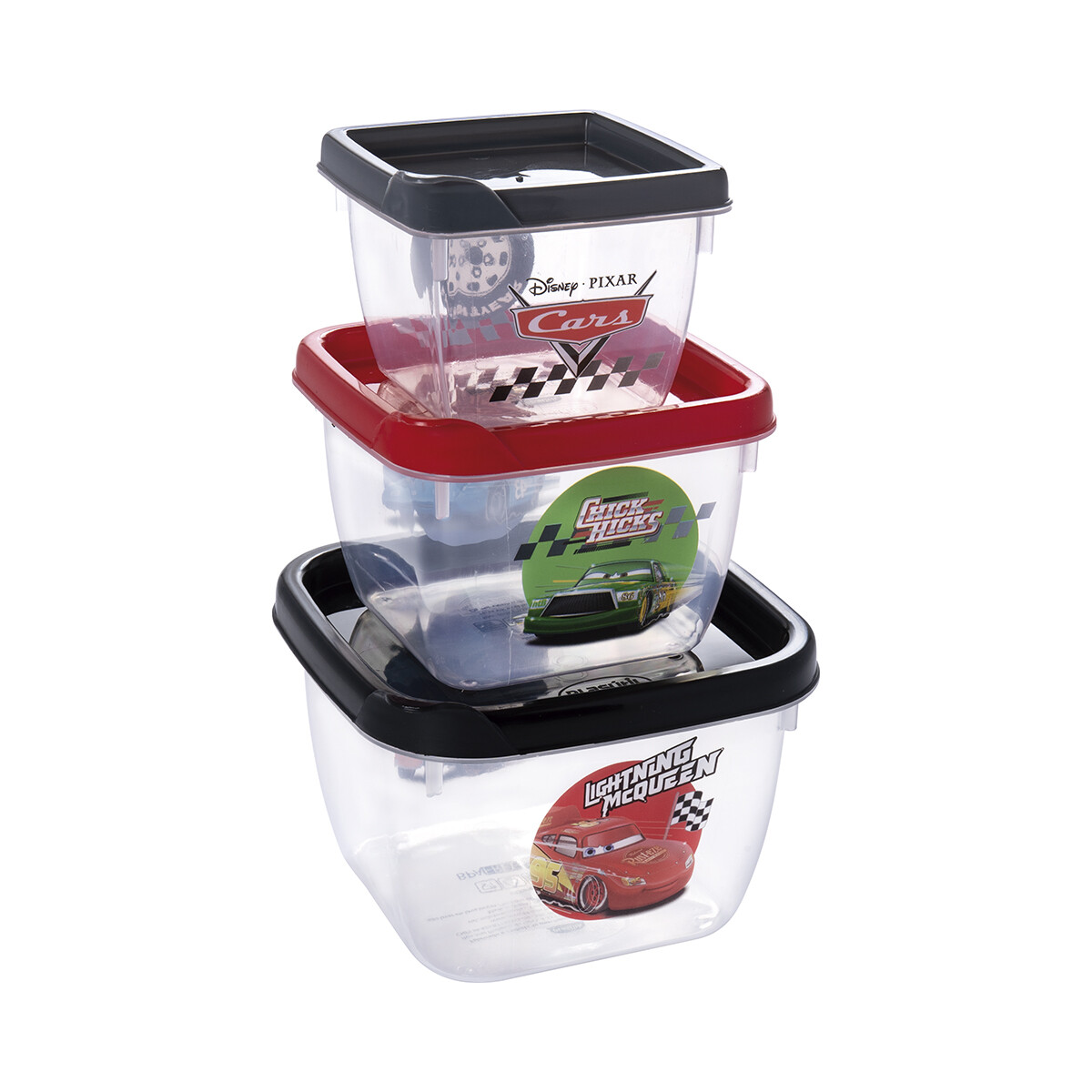 Pack x 3 Recipientes Connect Cars 