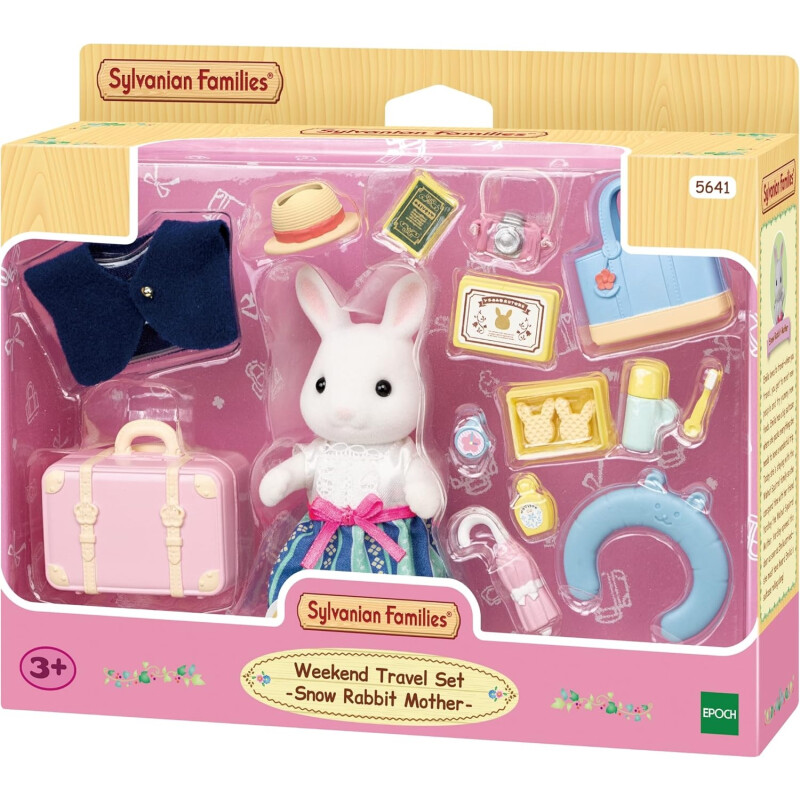 Sylvanian Families 5641 Set viaje de fin de semana - Emilia Conejo de Nieve - Sylvanian Families 5641 Set viaje de fin de semana - Emilia Conejo de Nieve -