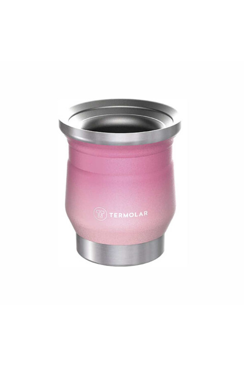 TERMOLAR - MATE (GUAMPA) 250ML ROSA CARNAVAL TERMOLAR - MATE (GUAMPA) 250ML ROSA CARNAVAL
