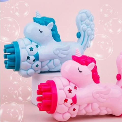Burbujero unicornio a pila 17x12.5x6cm (WX-525) Burbujero Unicornio A Pila 17x12.5x6cm (wx-525)