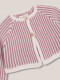 Chaqueta De Rayas Lila