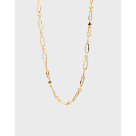 Collar Bañado En Oro Dorado