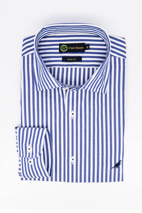 Camisa Short Collar Slim Fantasia- Pescara