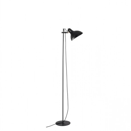 Lámpara De Pie Traz Negra 1 Luz E27 Lámpara De Pie Traz Negra 1 Luz E27