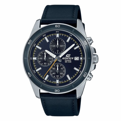 Reloj Casio EFR-526L 2CV para hombre en cuero Negro