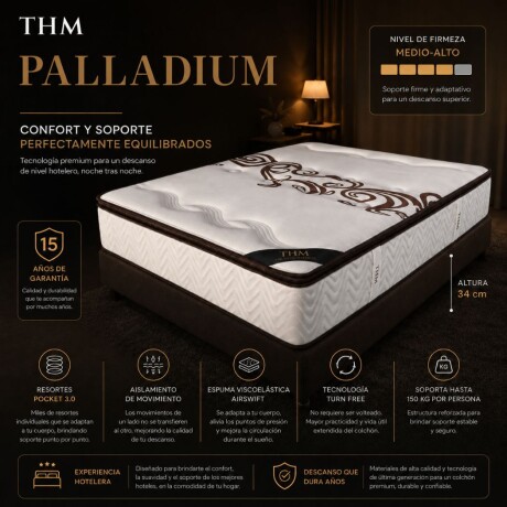 Sommier 2 Plazas Box HAMPTONS Palladium Hybrid Sommier 2 Plazas Box HAMPTONS Palladium Hybrid
