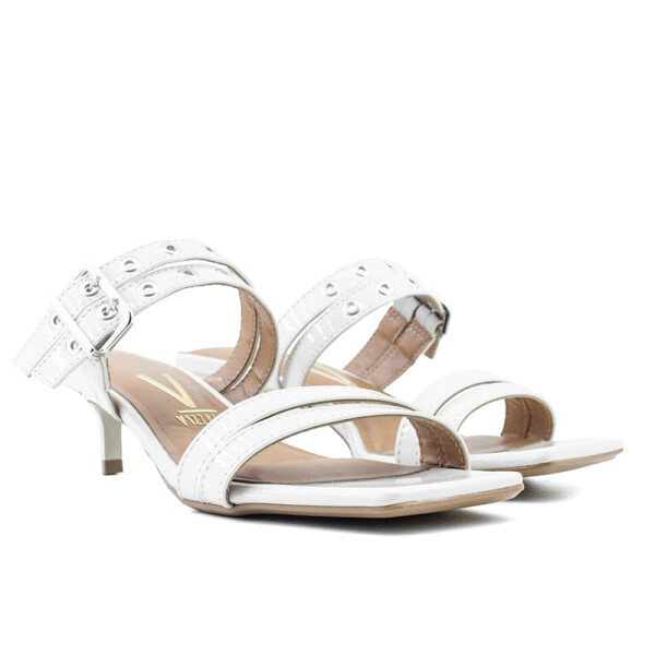 Sandalia Vizzano Taco Fino Bajo de Mujer - 6518.103-13488 Blanco