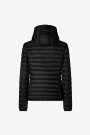 HOODED JACKET DAISY Negro