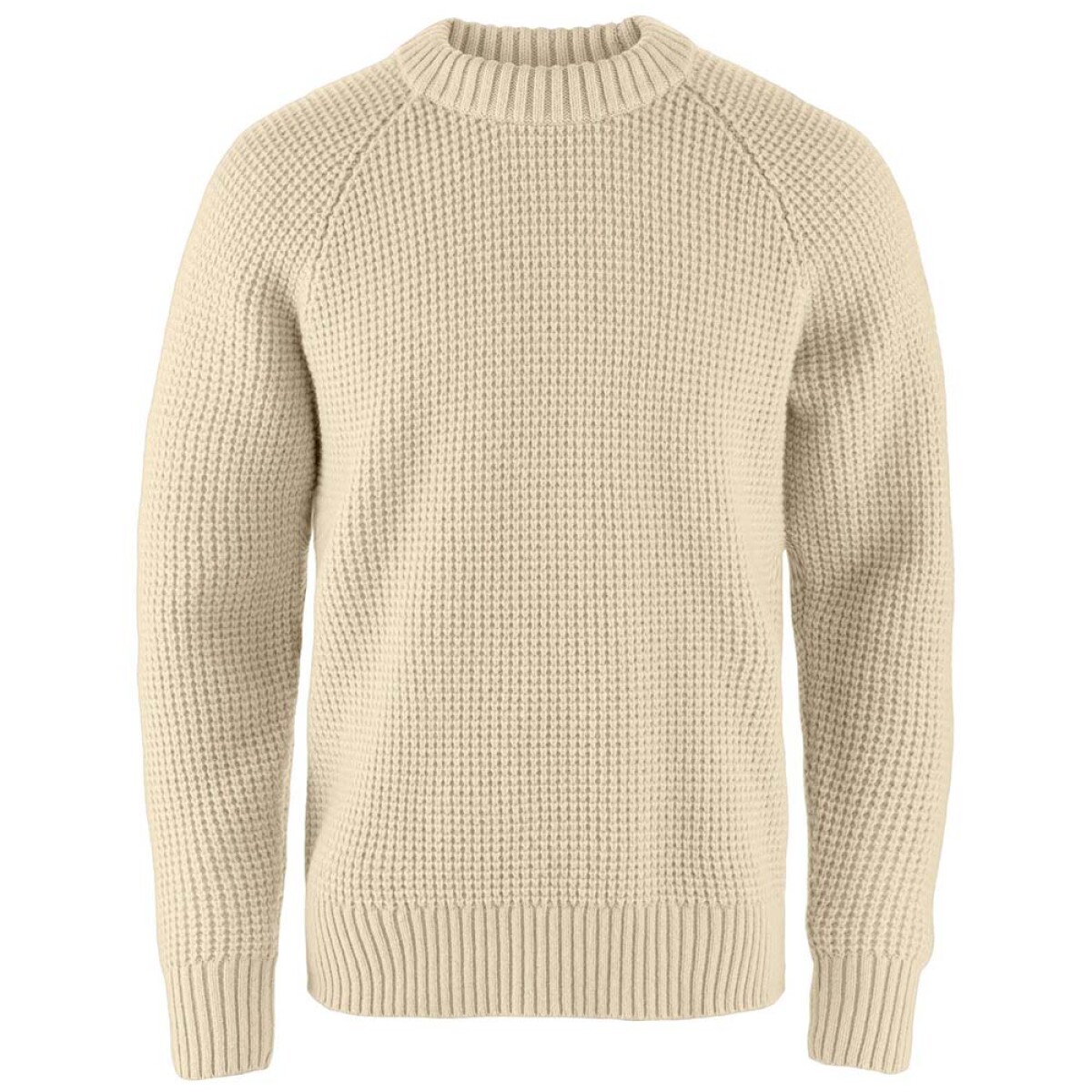 Polo Fjallraven Ovik Waffle Knit M Hombre - Light Beige 