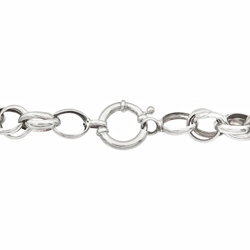 Cadena Tourbillon doble - Plata 925 - Sin Piedra - CD3401 sinpiedra