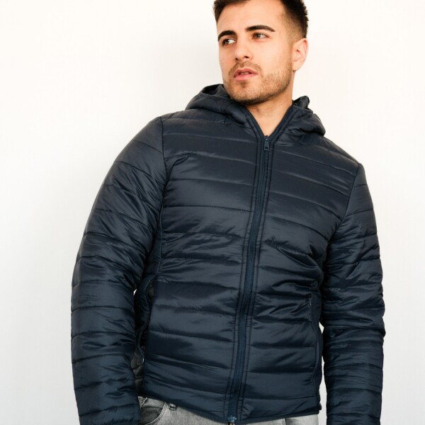 Campera Puffer Liviana Navy