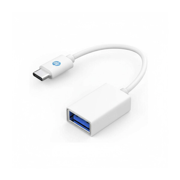 Adaptador Usb HP Tipo C Hub Laptop Notebook Alta Velocidad Color Blanco