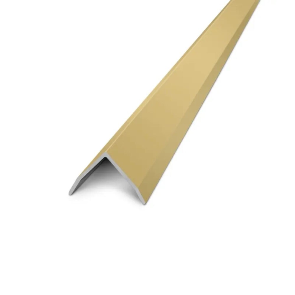 Aluminio tapacanto 16x16mm 2.5mt Oro Mate Aluminio Tapacanto 16x16mm 2.5mt Oro Mate