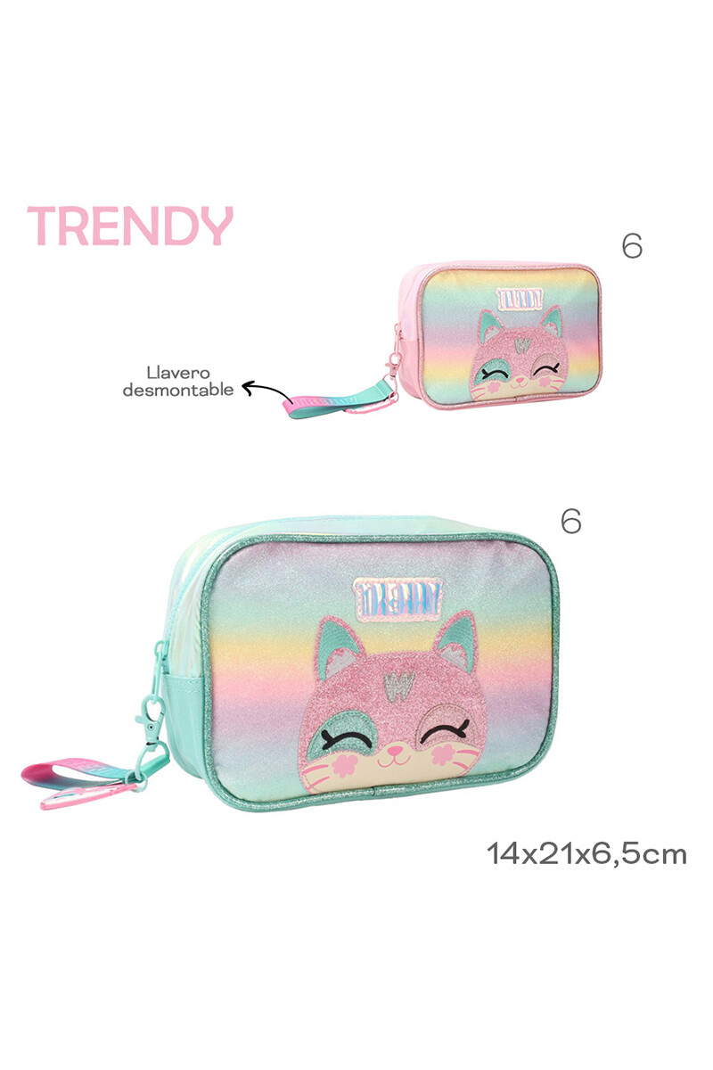 Cartuchera Trendy Rosado