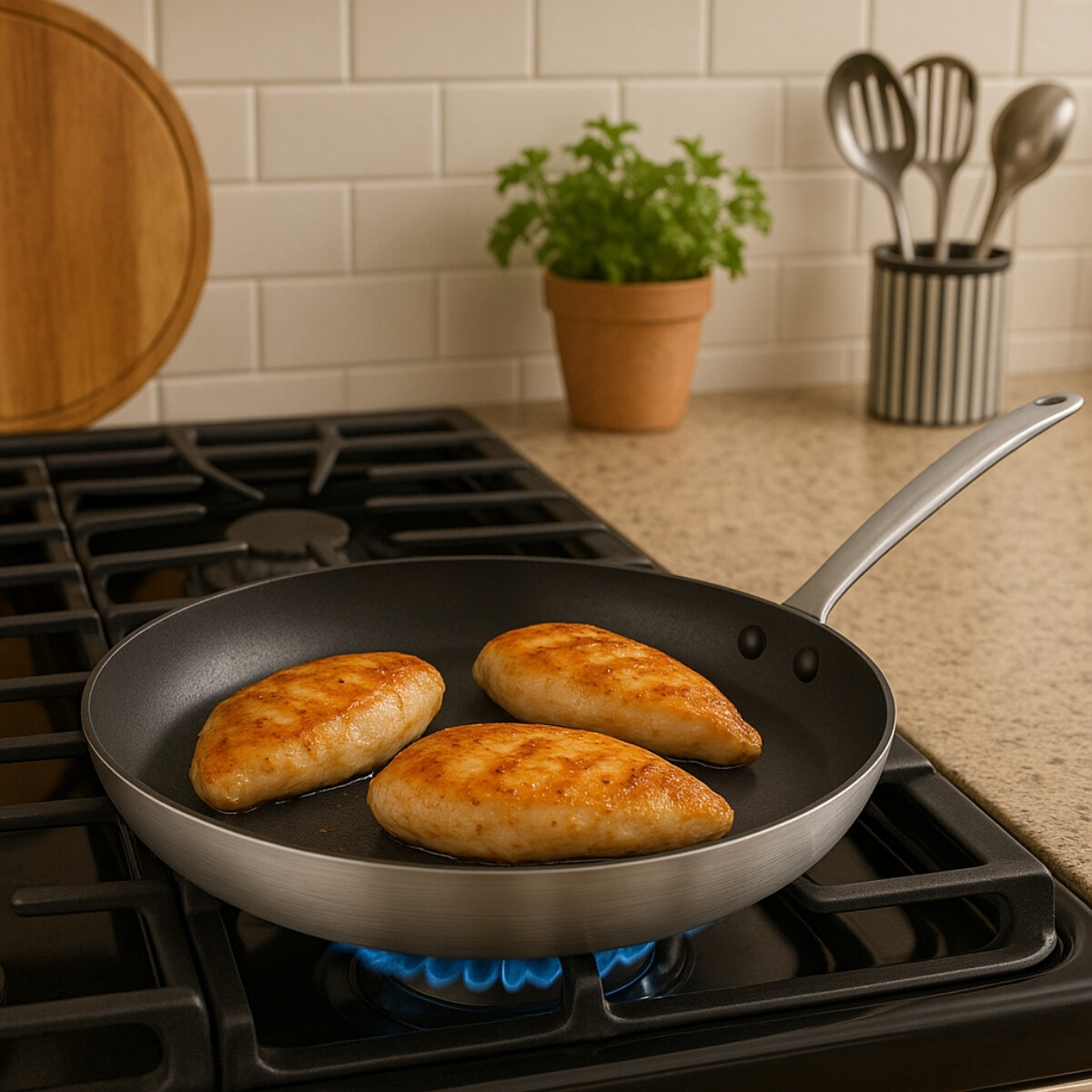 Sarten Antiadherente 28 cm Aluminio Ozti 