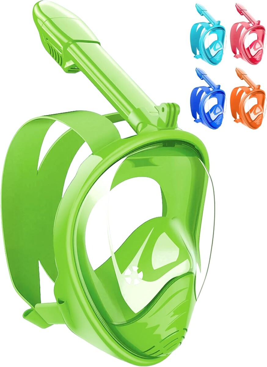 Máscara de snorkel infantil - Verde 